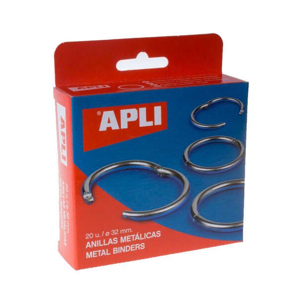 167211_1 Apli Pack de 20 Anillas Metalicas Articuladas Ø32 mm - Imagen 1