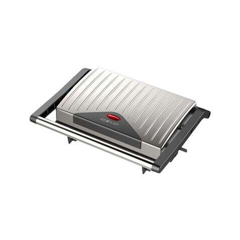 167291_1 Muvip Sandwichera Grill Inox 750W - Placa Superior Basculante - Presion Uniforme - Asa Tacto Frio - Imagen 1