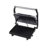 Muvip Sandwichera Grill Inox 750W - Placa Superior Basculante - Presion Uniforme - Asa Tacto Frio - Imagen 2