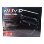 Muvip Sandwichera Grill Inox 750W - Placa Superior Basculante - Presion Uniforme - Asa Tacto Frio - Imagen 3