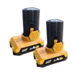 Blim Taladro Percutor a Bateria 20V 2Ah - Incluye 2 Baterias - 32Nm Par Maximo - 2 Velocidades 0-400/0-1500rpm - Color Amarillo - Imagen 3