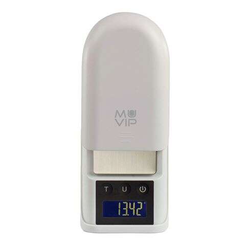 168031_1 Muvip Bascula de Bolsillo Digital - Superficie Acero Inoxidable - Sensor de Alta Precision - Apagado Automatico - Peso Max. 0.300kg - Imagen 1