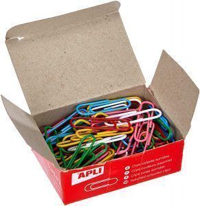 Apli Pack de 100 Clips nº2 32 mm - Colores Surtidos - Imagen 2
