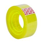 Apli Expositor con 50 Cintas Adhesivas Transparentes 19mmx20m - Fuerte Adhesion - Colores de Mandriles Surtidos - Imagen 2