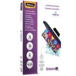Fellowes Pack de 100 Fundas para Plastificar Brillo A4 - 80 Micras - Alta Calidad - Transparente - Imagen 3