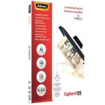 Fellowes Pack de 100 Fundas para Plastificar Brillo A3 - 125 Micras - Alta Calidad - Transparente - Imagen 3