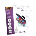 Fellowes Pack de 25 Fundas para Plastificar Brillo A4 - 80 Micras - Alta Calidad - Transparente - Imagen 3