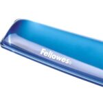 Fellowes Crystal Reposamuñecas para Teclado de Gel - Resistente a las Manchas - Base Antideslizante - Color Azul - Imagen 4