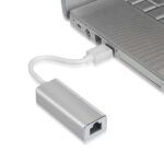 Aisens Conversor Adaptador de Red RJ45 a USB 3.0 Gigabit 10/100/1000 Mbps - Color Plata - Imagen 3