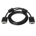 Aisens Cable SVGA con Ferrita - HDB15/Macho-HDB15/Macho - 3.0m para Monitor - Televisor y Proyector - Color Negro - Imagen 2