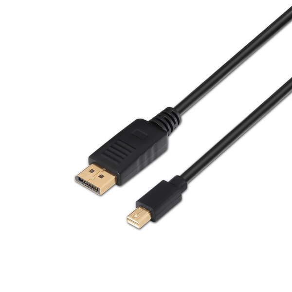 171676_1 Aisens Cable Mini DP a Displayport V1.2 4K@60Hz - mDP/M-DP/M - 2.0m - 4K - Color Negro - Imagen 1