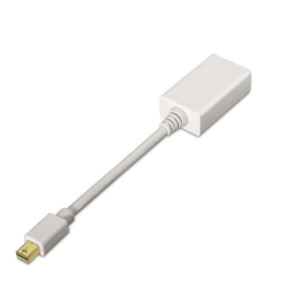 171711_1 Aisens Conversor Mini DP a HDMI - mDP/M-HDMI A Hembra - 15cm - Color Blanco - Imagen 1