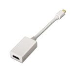 Aisens Conversor Mini DP a HDMI - mDP/M-HDMI A Hembra - 15cm - Color Blanco - Imagen 2