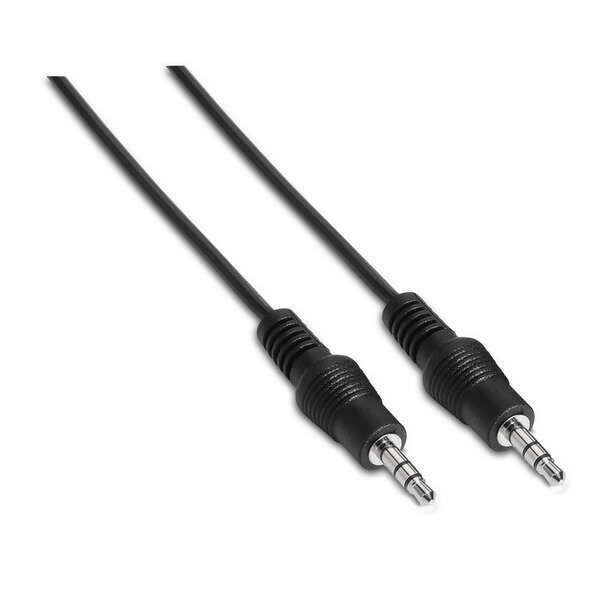 171726_1 Aisens Cable Audio Estereo - JACK 3.5/M-JACK 3.5/M - 1.5m - Color Negro - Imagen 1