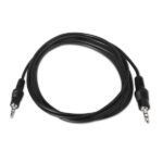 Aisens Cable Audio Estereo - JACK 3.5/M-JACK 3.5/M - 1.5m - Color Negro - Imagen 2
