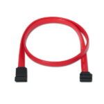 Aisens Cable SATA III Datos 6G Datos Acodado - 0.5m para Disco Duro SATA I - II - III SSD - Color Rojo - Imagen 2