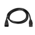 Aisens Cable Alimentacion CPU - C13/H-C14/M - 1.5m - 100% Cobre Puro AWG18 - Color Negro - Imagen 2