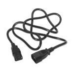 Aisens Cable Alimentacion CPU - C13/H-C14/M - 1.5m - 100% Cobre Puro AWG18 - Color Negro - Imagen 3