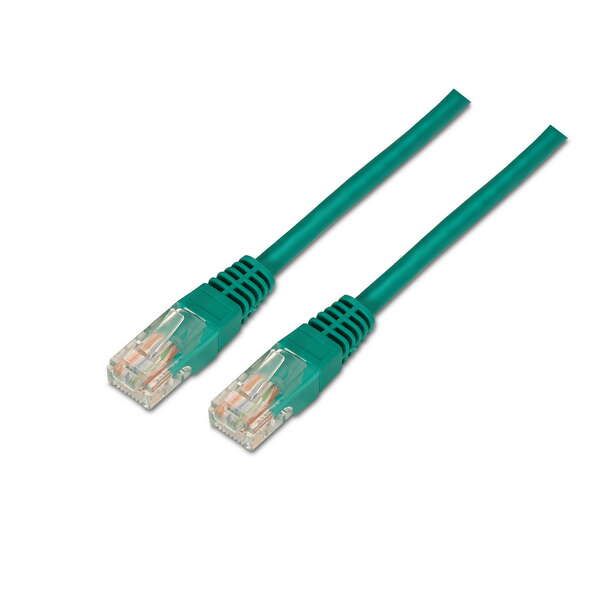 172226_1 Aisens Cable de Red Latiguillo RJ45 Cat.6 UTP AWG24 - 1.0m - 10/100/1000 Mbit/s - Color Verde - Imagen 1
