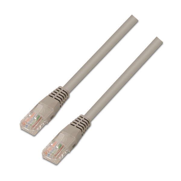 172331_1 Aisens Cable de Red Latiguillo RJ45 LSZH Cat.6 UTP AWG24 - 2.0m - Libre de Halogenos - 10/100/1000 Mbit/s - Color Gris - Imagen 1