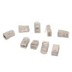 Aisens Pack de 10 Conectores RJ45 8 Hilos FTP Cat.6 AWG24 - Color Plata - Imagen 2