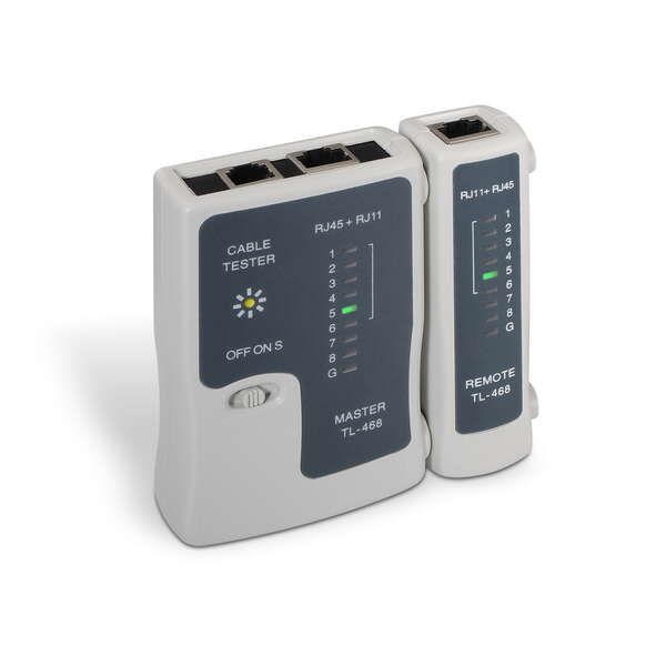 172551_1 Aisens Testeador para Cable RJ11/RJ12/RJ45 - Color Gris - Imagen 1