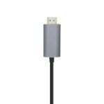 Aisens Cable Conversor USB-C a HDMI 4K@60HZ - USB-C/M-HDMI/M - 1.8M - Color Negro - Imagen 2