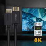 Aisens Cable HDMI V2.1 Certificado Ultra Alta Velocidad 8K@60Hz 48Gbps - A/M-A/M - 3.0m - Color Negro - Imagen 4