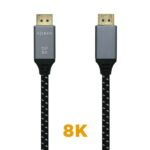 Aisens Cable Displayport V1.4 8K@60hz - DP/M-DP/M - 1.5m - Color Gris