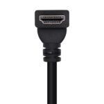 Aisens Cable HDMI V2.0 Acodado Premium Alta Velocidad / HEC 4K@60Hz 18Gbps - A/M-A/M - 2.0M - Color Negro - Imagen 3