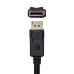 Aisens Cable Displayport V1.2 4K@60Hz - DP/M-DP/M - 1.0m - Color Negro - Imagen 2