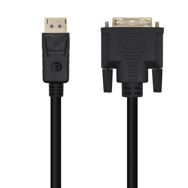 173451_1 Aisens Cable Conversor Displayport a DVI - DP/M-DVI/M - 3.0m - Color Negro - Imagen 1