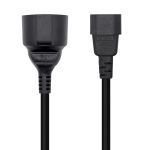 Cable Alimentación 16A - C14/M A CEE7/H - 25cm - Color Negro