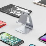 Aisens Soporte de Sobremesa Tamaño M Ajustable (1 Pivote) para Movil / Tablet - Color Plata - Imagen 5