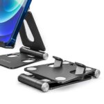 Aisens Soporte de Sobremesa Tamaño M Ajustable (2 Pivotes) para Movil / Tablet - Color Negro - Imagen 4