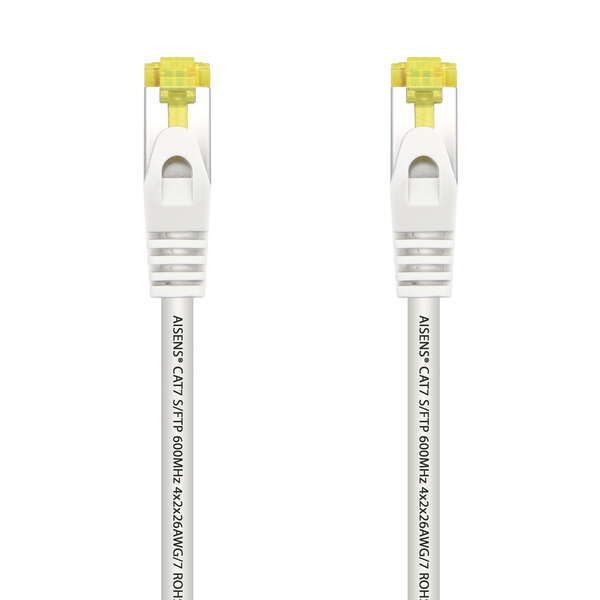 173666_1 Aisens Cable de Red Latiguillo RJ45 LSZH Cat.7 600 MHz S/FTP PIMF AWG26 - 2.0M - Color Blanco - Imagen 1