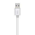 Aisens Conversor USB 3.0 a Ethernet Gigabit 10/100/1000 Mbps - 15cm - Color Plata - Imagen 3
