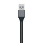 Aisens Hub USB 3.0 Aluminio - Tipo A Macho a 4xTipo A Hembra - 10cm - Imagen 3
