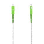 Aisens Cable Fibra Optica Latiguillo G657A2 3.0 9/125 SMF Simplex CPR Dca LSZH - SC/APC-SC/APC - 1.0M - Color Blanco - Imagen 3