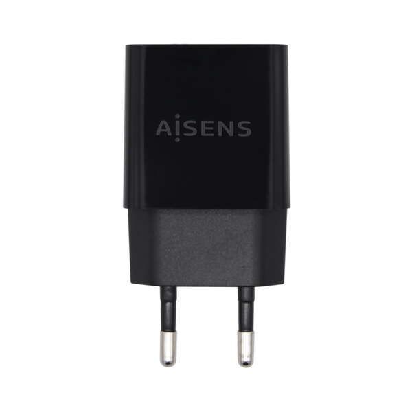 173941_1 Aisens Cargador USB 10W Alta Eficiencia - 5V/2A - Color Negro - Imagen 1