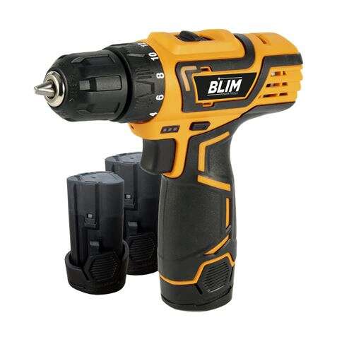 175216_1 Blim Taladro a Bateria 12V 2Ah - 28Nm de Par Maximo - 2 Velocidades 0-400 y 0-1500rpm - Incluye 2 Baterias y Maletin de Transporte - Imagen 1