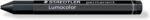 Staedtler Lumocolor Permanent Omnigraph 236 Cera Permanente Hexagonal - Resistente al Agua - Diametro 12mm Aprox - Color Negro