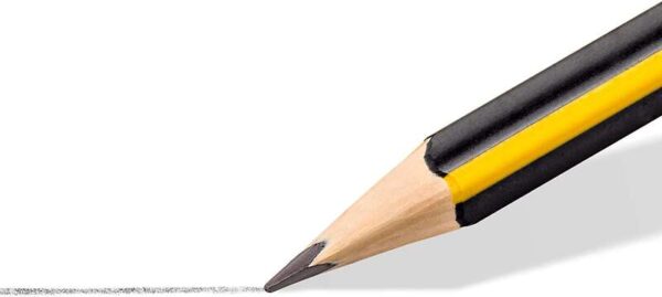 Staedtler Noris 183 Pack de 3 Lapices de Grafito Triangulares - Mina 2HB - Resistencia a la Rotura - Imagen 3