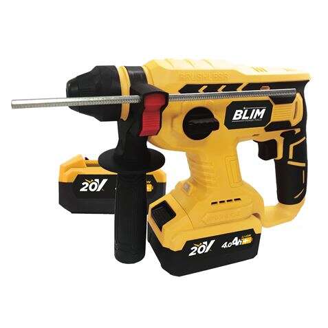 175681_1 Blim Martillo Perforador a Bateria 20V 4Ah - Motor sin Escobillas - Energia de Impacto 2.2 Julios - Velocidad 0-1400rpm - Incluye 2 Baterias y Maletin de Transporte - Imagen 1