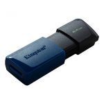 Memoria USB 64GB - USB 3.2 Gen 1 - Capuchón Móvil - Enganche para Llavero - Color Negro/Azul (Pendrive) - Imagen 2