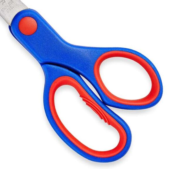 Staedtler Noris 965 Tijera Escolar de Seguridad - Agarre Ergonomico Suave - Cuchillas Romas - Longitud 14cm - Imagen 3