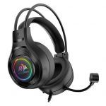 Auriculares Gaming con Micrófono Flexible G7 - Compatible con PC, MAC, PS5, PS4, Xbox 360, Nintendo Switch - Iluminación LED - Diadema Ajustable - Almohadillas Acolchadas - Controles en Auricular - Cable de 2m