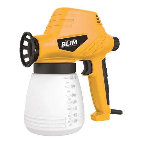176656_1 Blim Pistola para Pintar Electrica 120W - Deposito 800ml - Boquilla de 0,8mm - Maxima Viscosidad 80 din/sec - Manejo Sencillo - Imagen 1