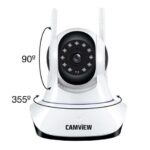 Camview Camara IP Motorizada Inalambrica para Interior 2Mp 1080p - Lente Fija 3.6mm - Microfono y Altavoz Incorporado - Rotacion 355º - Vision Nocturna - Protocolo Onvif - Imagen 2