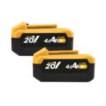 Blim Radial a Bateria 115mm 20V 4Ah + Kit de Pulido - Motor sin Escobillas - Velocidad 1000/3000/4500/8500rpm - Agarre Ergonomico - Incluye 2 Baterias y Maletin de Transporte - Imagen 3